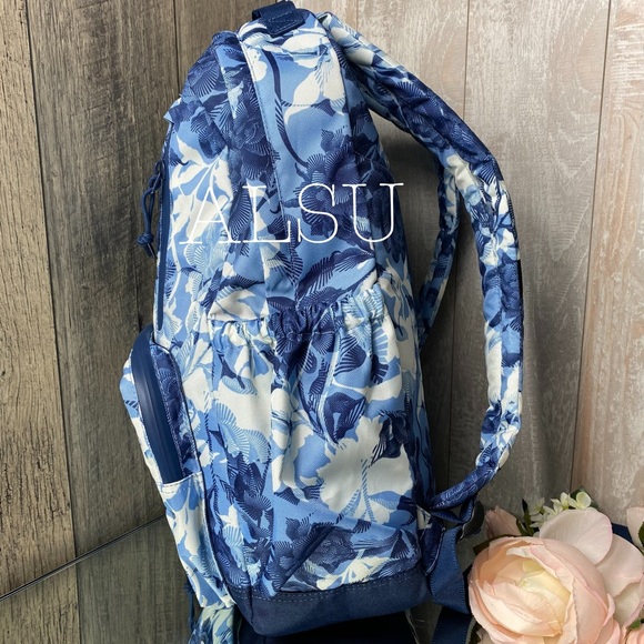 Converse Go Backpack Dolphin 🐬 Blue Flowers W - Picture 4 of 8